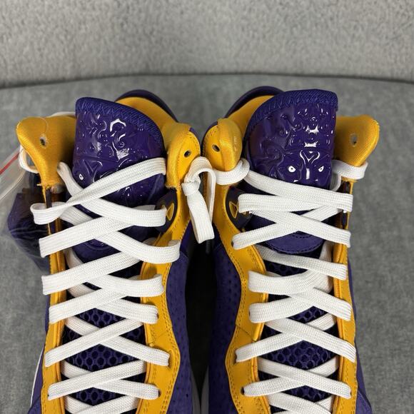 Nike Lebron VIII 8 QS Laker's Court Purple Gold DC8380-500 Men's Size 8.5 - Picture 10 of 16